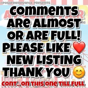 COMMENTS FULL GO 2 NEW LISTING 2 CONTINUE PLAYING